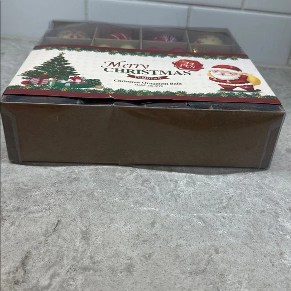 Christmas Ornament Balls Set of 44 - Red and Gold. Brand new in box - Picture 2 of 5